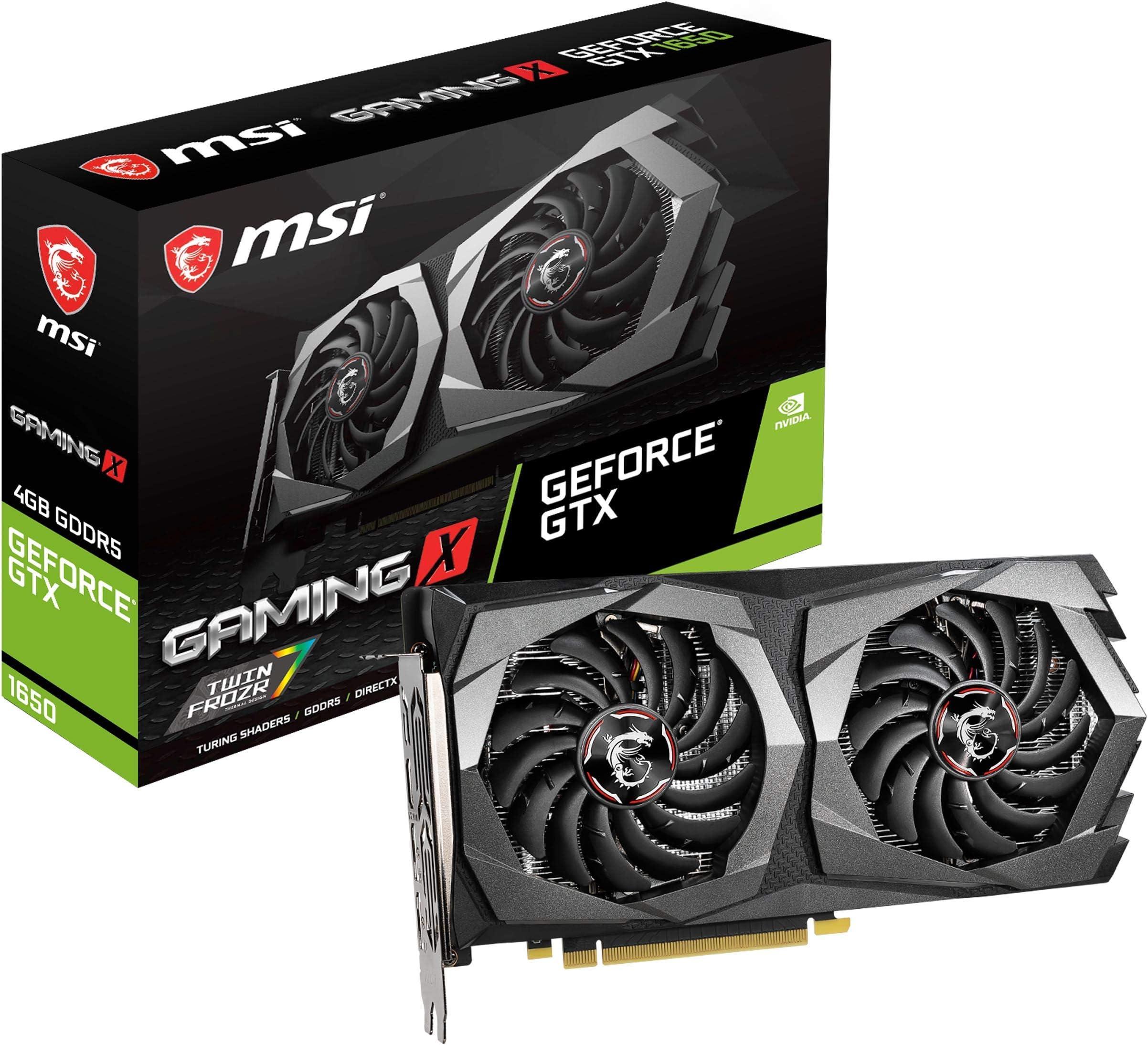 Msi Gaming Geforce Gtx 1650 128 Bit Hdmi Dp 4gb | Desertcart INDIA